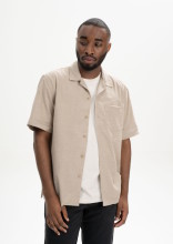 Chemise manches courtes en coton biologique pour homme
