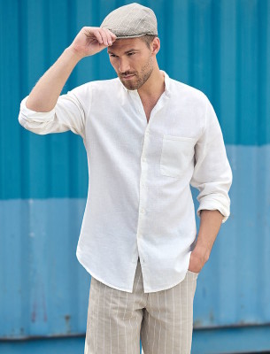 Chemise chanvre naturel homme