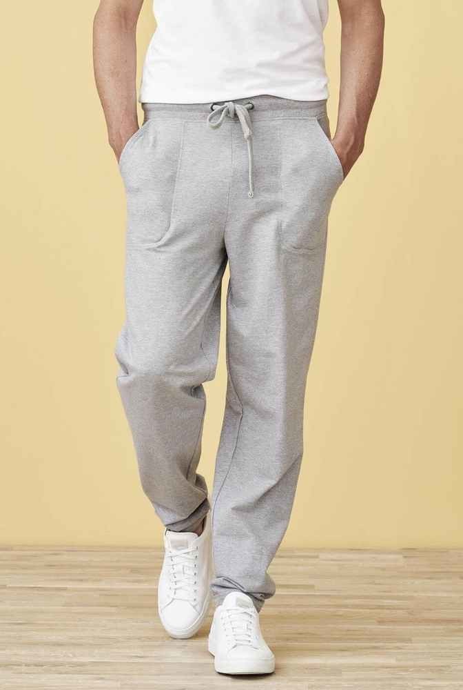 Pantalon de Jogging en coton Bio, Blanc pour Homme - STEEZSTUDIO