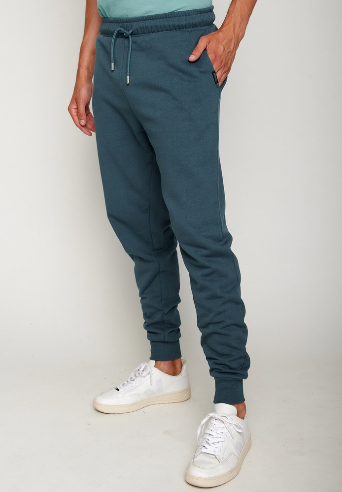 Pantalon sport 100% coton bio (300 g/m2) homme noir, TAILLE XL