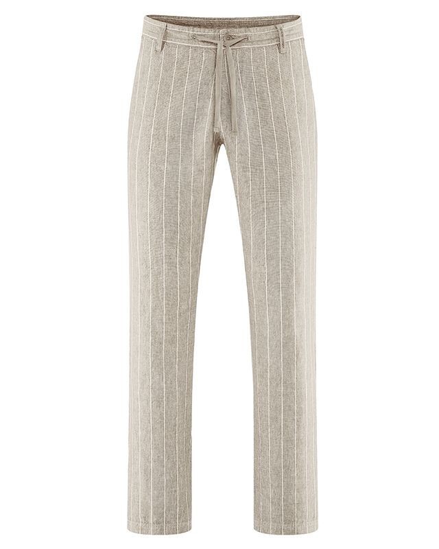 Pantalon De Loisirs Homme Rayé - Pantalon Été Respirant Coupe Ample à Lacets