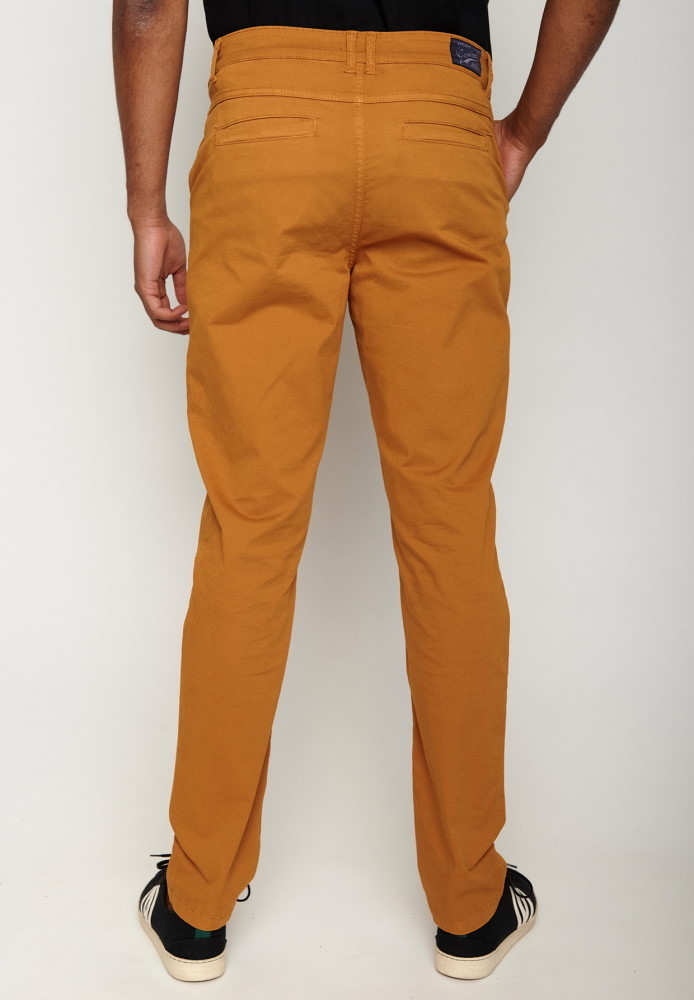 Pantalon chino olive - Chinos homme coton bio