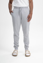 Pantalon jogging coton bio gris clair homme