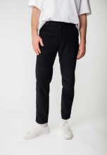 Pantalon velours de coton bio noir pour homme