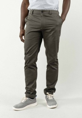 Pantalon chino coton bio gots olive pour homme