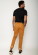 Chino jaune en coton bio gots pour homme