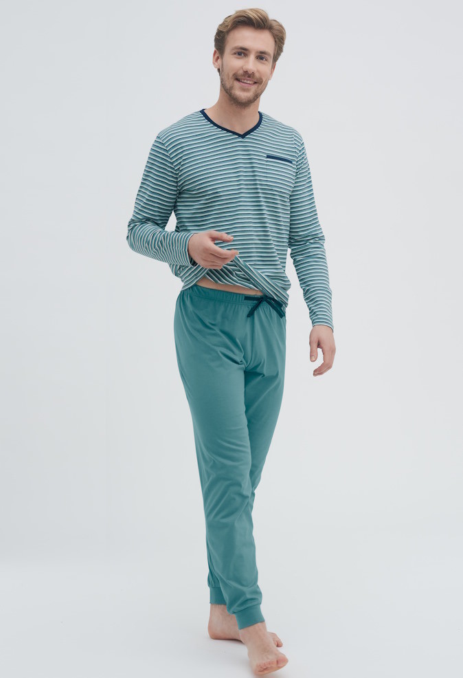 Pyjama hiver pour Homme - éponge de coton bio équitable