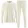 Pyjama coton biologique blanc homme