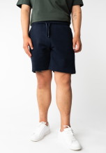 Short homme en coton bio bleu marine