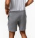 Short pyjama coton bio gris pour homme