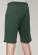 short jogging coton bio homme vert greenbomb dos