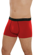 Boxer coton bio rouge