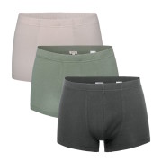 3 boxers coton bio living crafts homme tons verts