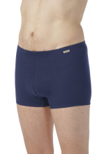 Boxer coton bio fairtrade bleu marine
