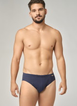 Slip pour homme en coton bio gots bleu marine