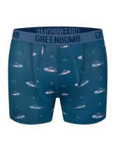 Boxer original homme en coton biologique motif perches