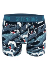 Boxer coton bio gots homme motif original