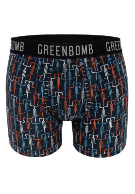 Boxer coton bio homme motif original vélo