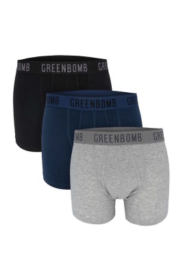 Boxer coton bio gots homme lot de 3