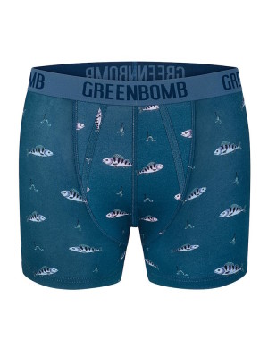 Boxer original homme en coton biologique motif perches