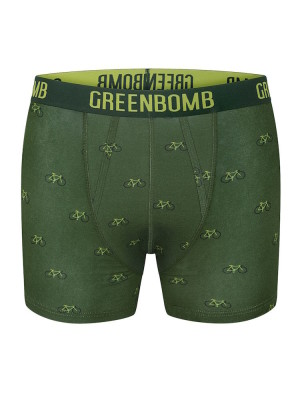 Boxer original homme en coton biologique motif vélos