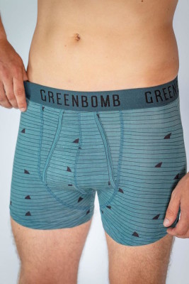 Boxer coton bio gots homme motif original idéal cadeau