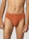 Slip coton biologique homme couleur orange