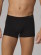 Boxer noir pour homme en coton biologique