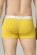 Boxer en coton bio gots pour homme couleur jaune