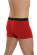 Boxer coton bio fairtrade rouge