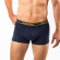 Boxers en coton biologique homme bleu marine