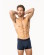 Boxer bleu marine en coton bio
