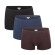 Boxer coton bio homme marque living crafts lot de 3