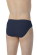 Slip coton bio homme bleu marine dos