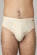 Slip pur coton bio pour homme couleur naturel
