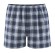 Boxer en flanelle de coton bio, motif carreaux, marque Living Crafts