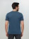 T-shirt laine mérinos naturelle bleu
