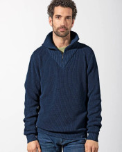 pull écologique hempage bleu marine