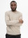 Pull beige homme coton bio