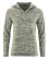 Pull capuche homme chiné en chanvre et coton bio