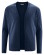 Gilet homme en matière naturelle couleur bleu marine
