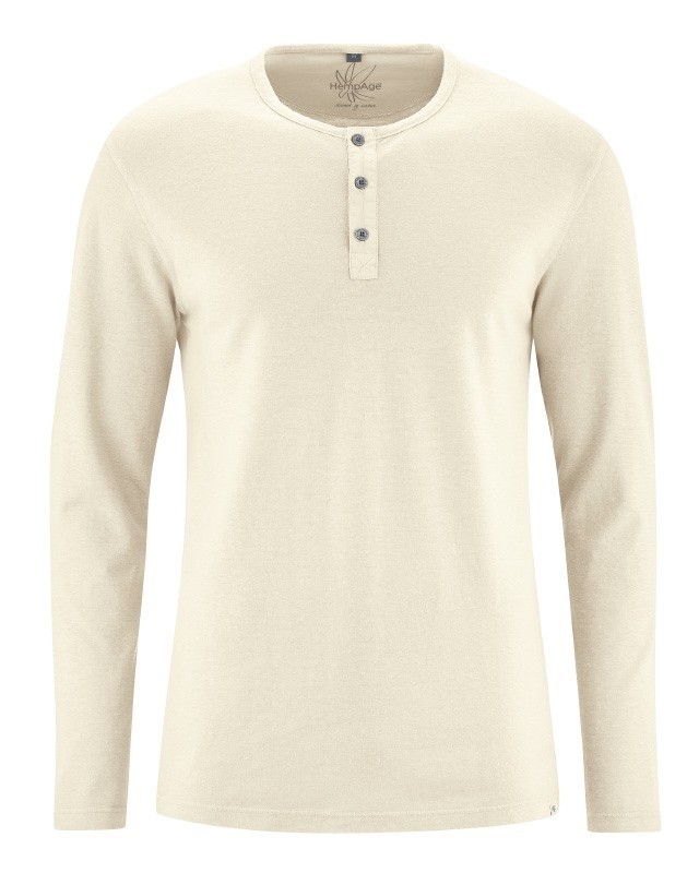 T-shirt manches longues blanc homme