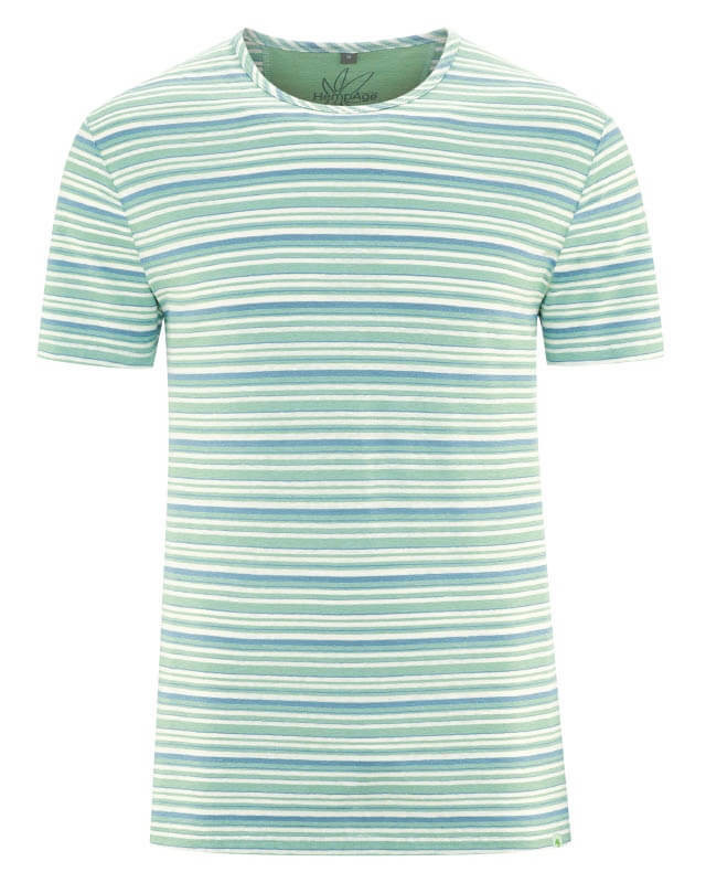 T Shirt Raye Chanvre Et Coton Bio