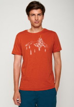 T-shirt imprimé original pour homme coton bio gots