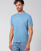 Polo bleu pour homme
