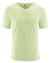 T-shirt chanvre coton bio écologique vert clair