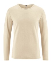 T-shirt homme en chanvre et coton bio couleur nature