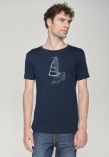 t-shirt bio homme avec motif windsurf