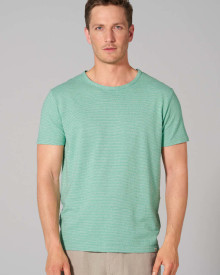 T-shirt écologique homme chanvre coton bio vert