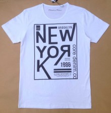 T-shirt coton bio homme imprimé new york